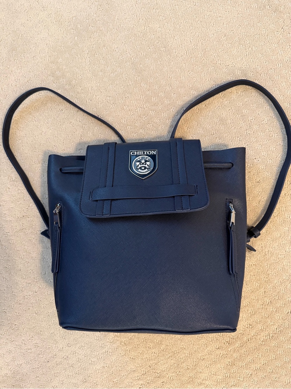 EUC Gilmore Girls Chilton Academy Mini Backpack Warner Bros WB Drawstring Flap